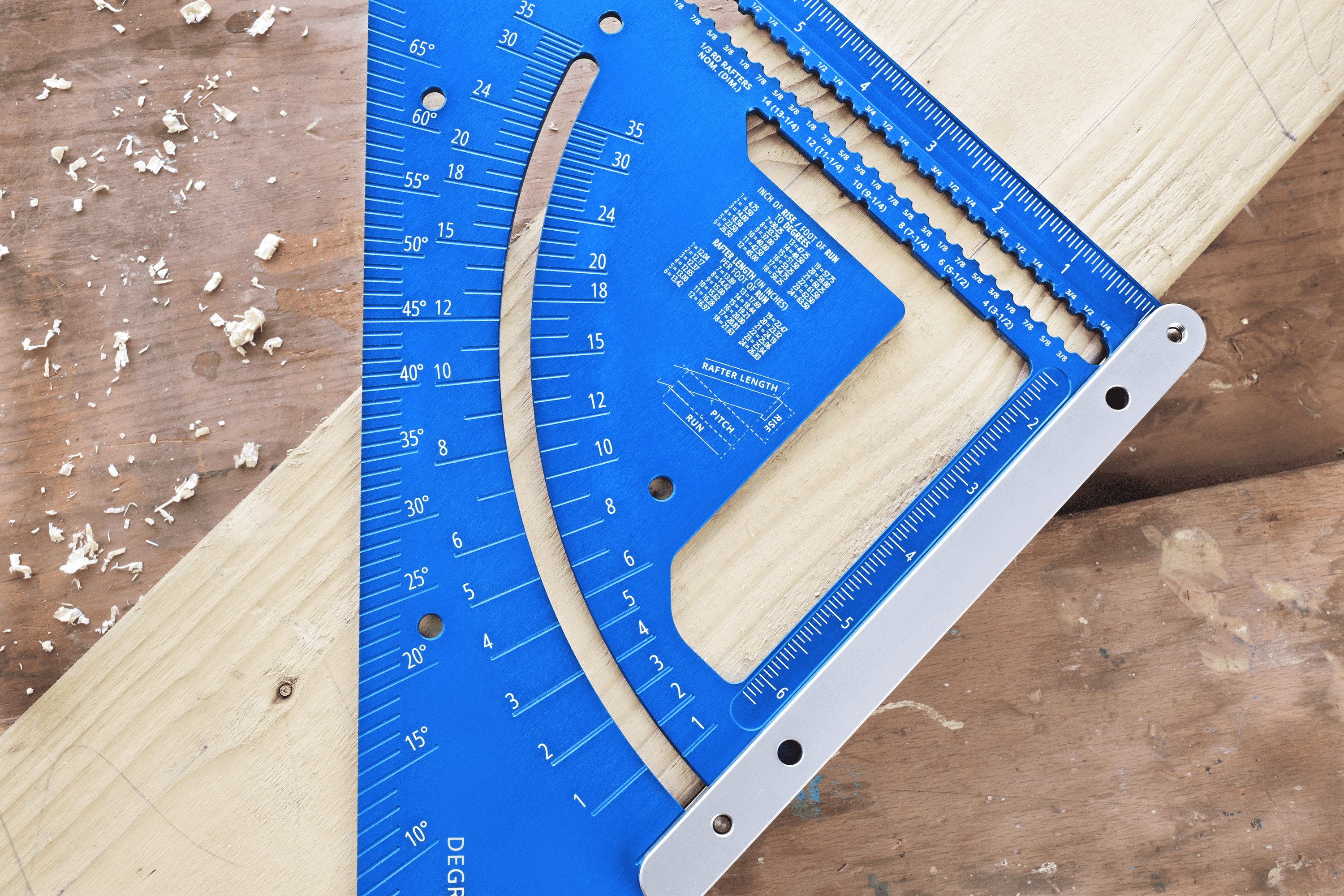 RSA 12 Adjustable LE Rafter Square