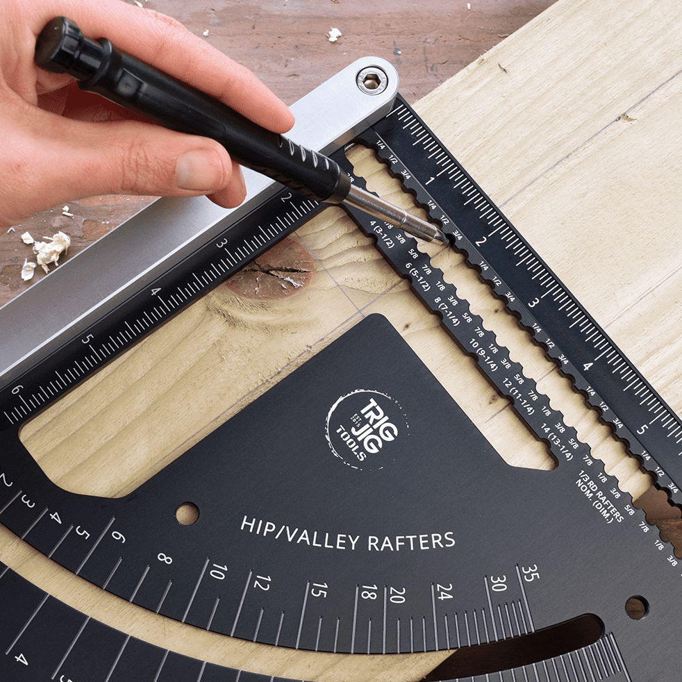 RSA 12 Adjustable LE Rafter Square