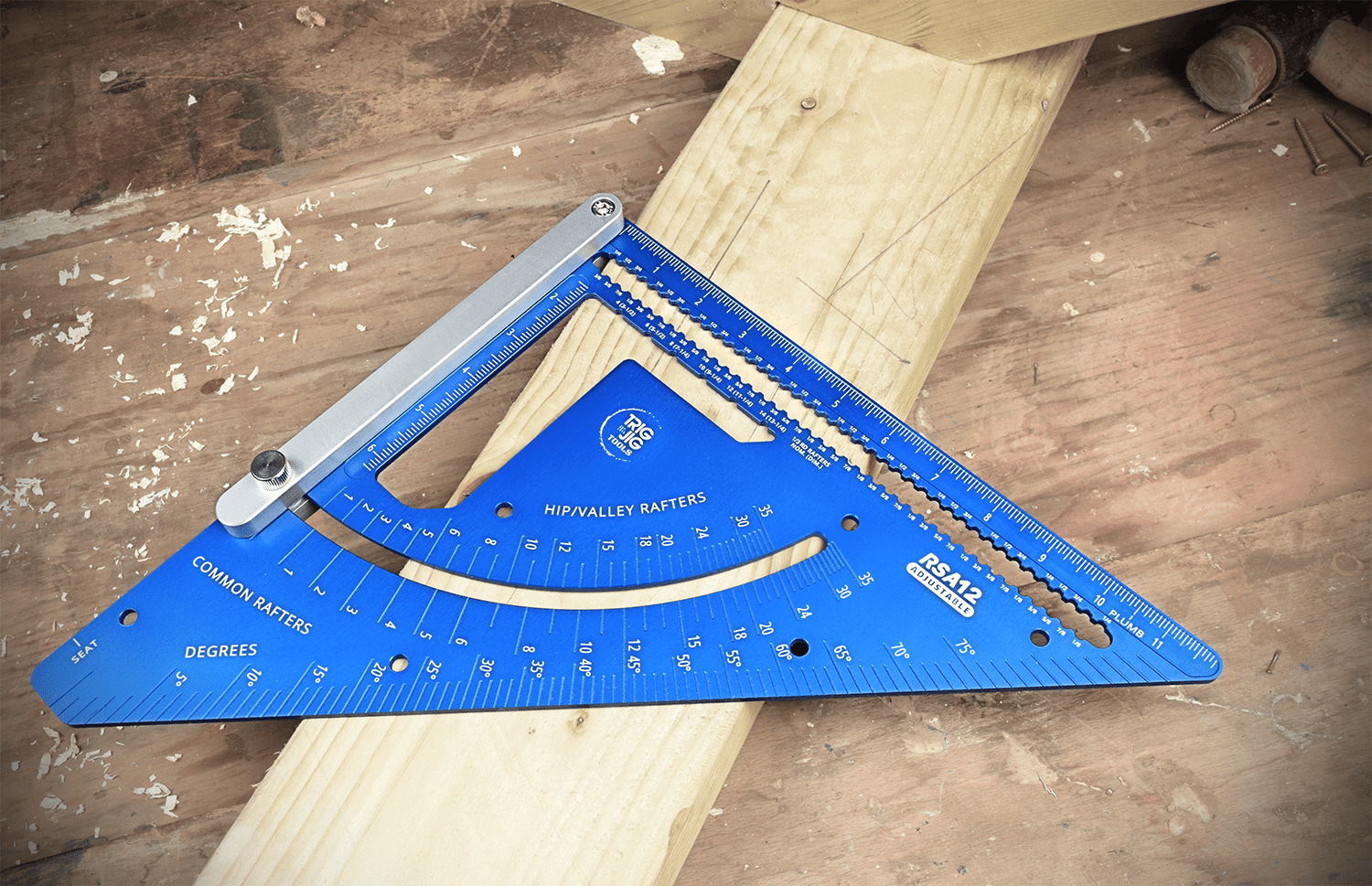 RSA 12 Adjustable LE Rafter Square