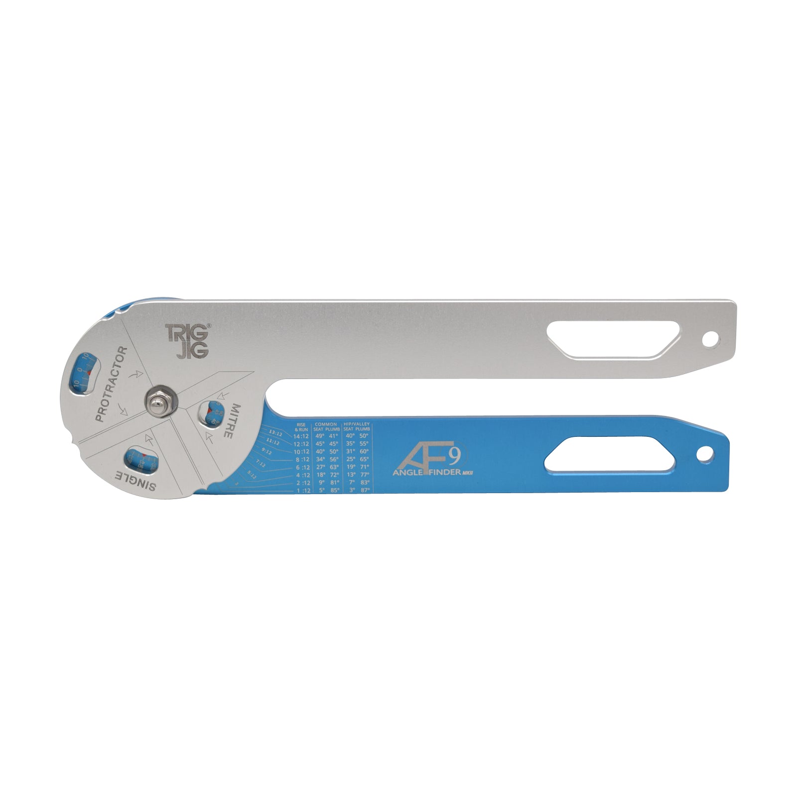 TrigJig angle finder AF9 MKII closed arm view