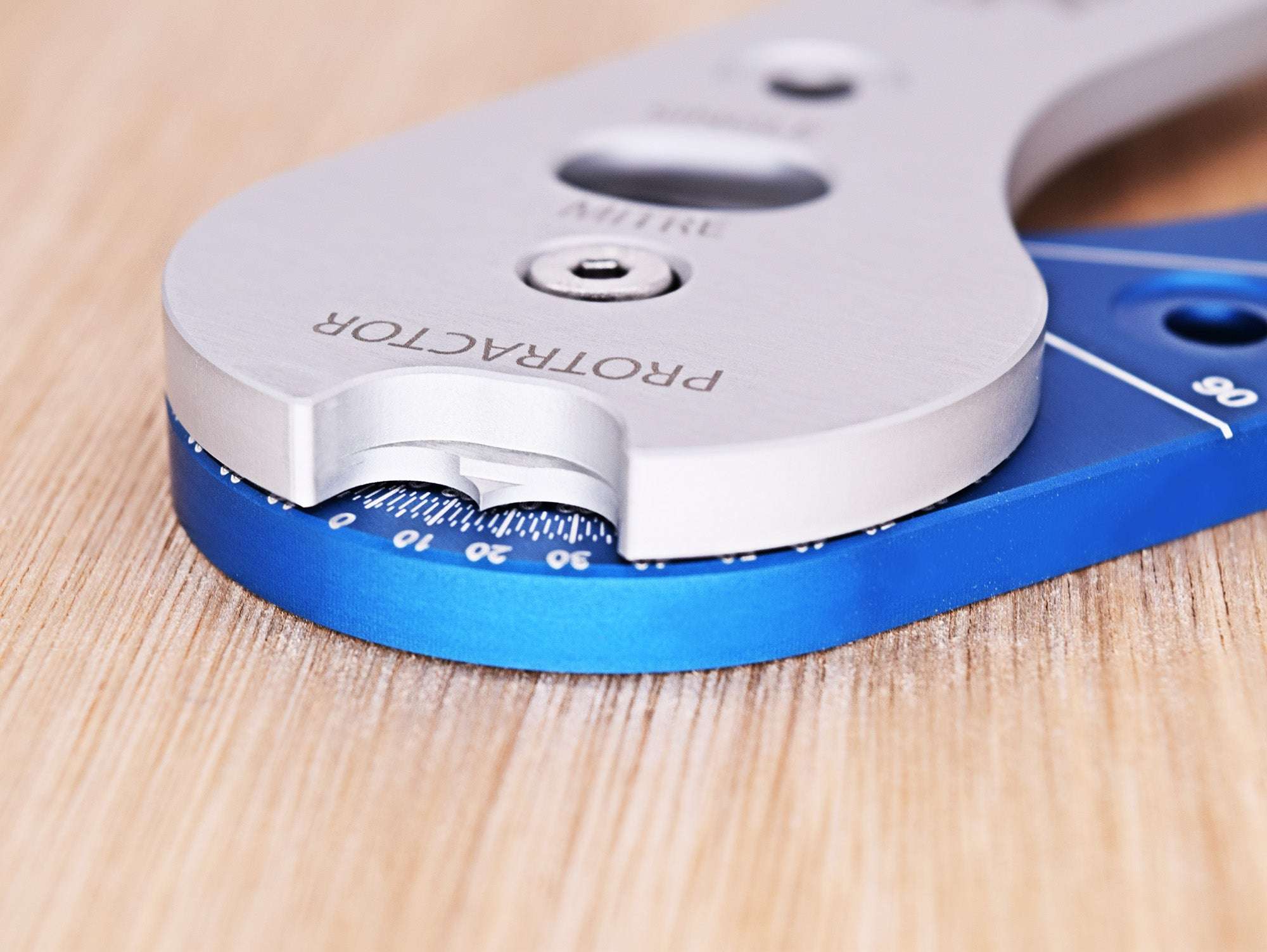 CNC machined aluminum angle finder