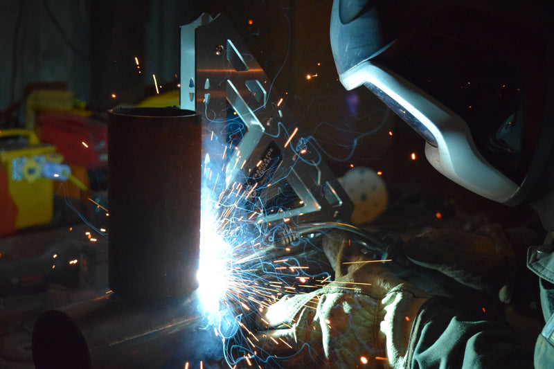 TrigJig Fabricator Square being used for welding